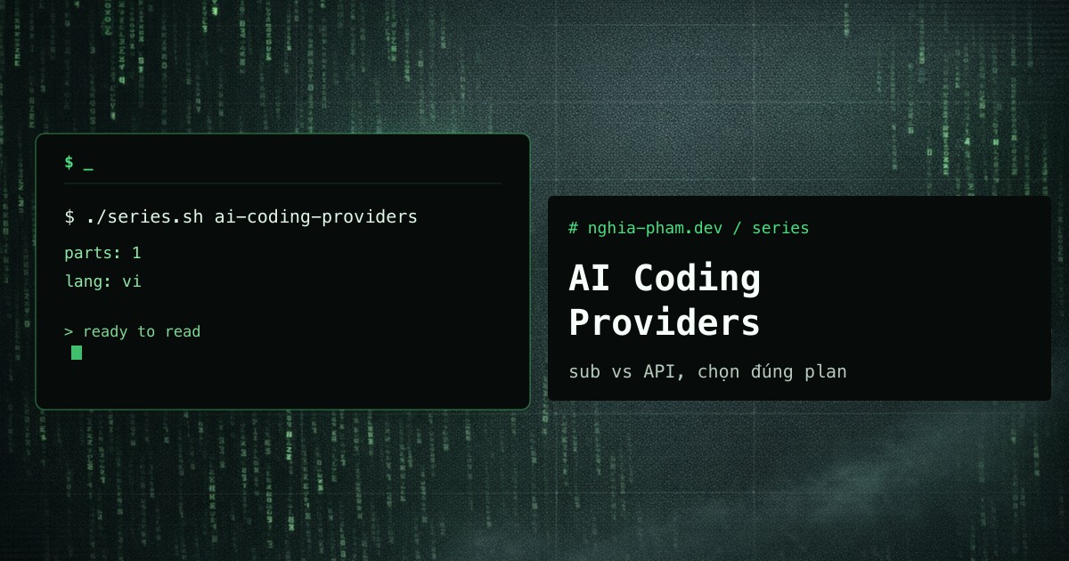 Mua AI Coding Plan nào? Research 5 providers lớn (2026-04)